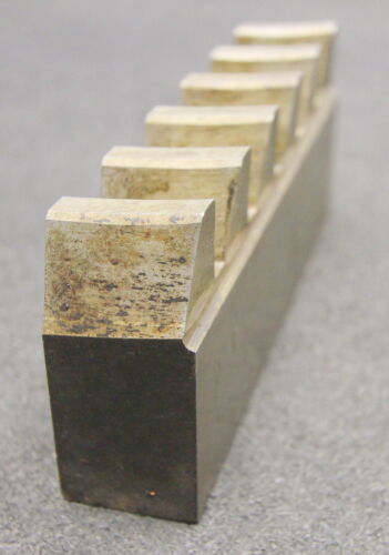 SUNDERLAND Hobelkamm rack cutter MAAG-Wälzhobelmaschinen m= 7 Angle 29° 127x25mm