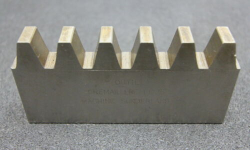 DELTAL Hobelkamm rack cutter m= 6 Angle 14°30 115x20mm