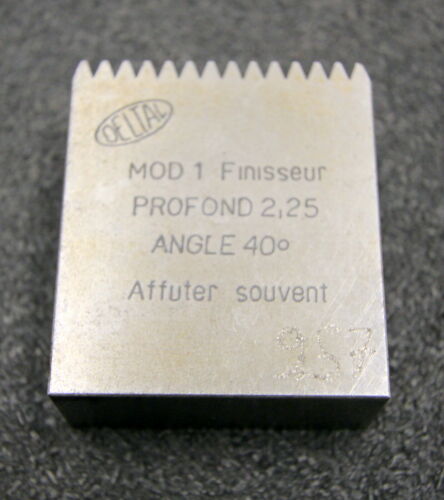 DELTAL Hobelkamm rack cutter m= 1 Angle 20° 44x20mm