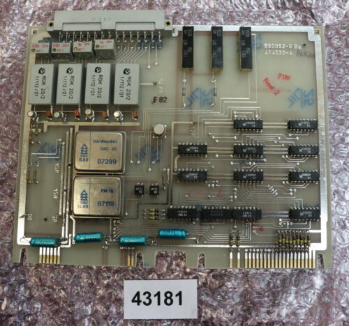 VEM NUMERIK RFT DDR Steuerungsplatine 414030-4 NKM 590052-04649-2 RFT 56643 - ok