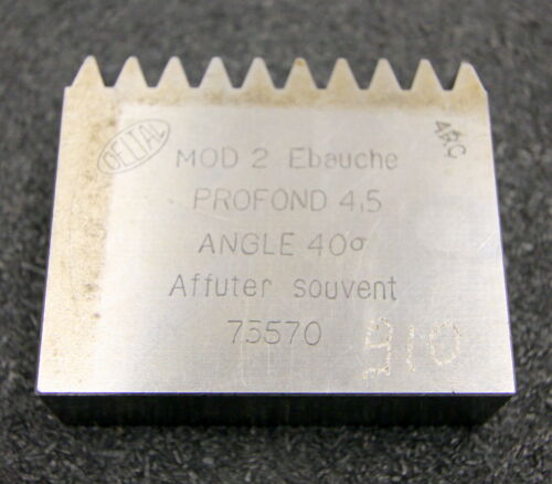 DELTAL Hobelkamm rack cutter m= 2 Angle 20° 63x20mm