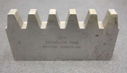 DELTAL Hobelkamm rack cutter m= 7 Angle 29° 130x25mm