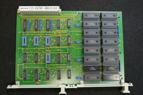 HELLER / uni-Pro Steuerungskarte MUB E 23.032301-000 Seriennr. 1269