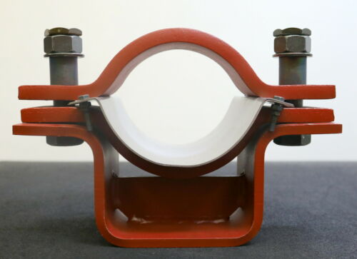 LISEGA massives Rohr-Führungslager Typ V2FFN für DN150 + Spannschelle unbenutzt