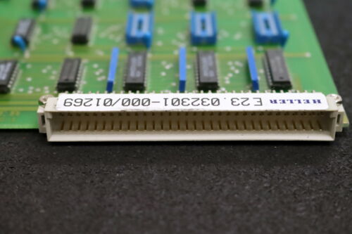 HELLER / uni-Pro Steuerungskarte MUB E 23.032301-000 Seriennr. 1269