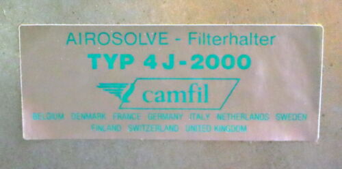 CAMFIL AIROSOLVE Filterhalter Typ 4 J-2000 610x610x800mm Einbaurahmen unbenutzt