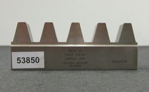 ROLLET PARIS Hobelkamm rack cutter m= 13 Angle 29°