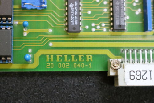 HELLER / uni-Pro Steuerungskarte MUB E 23.032301-000 Seriennr. 1269