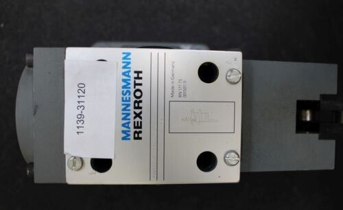 MANNESMANN REXROTH 4-Wegeventil 4WMR10Y1.2/S070 mit G67/1 für Schleusen