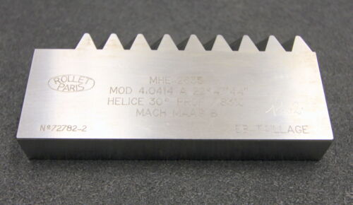 ROLLET PARIS Hobelkamm rack cutter m= 4,0414 Angle 30°