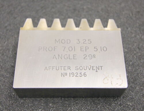 ROLLET PARIS Hobelkamm rack cutter m= 3,25 Angle 29°