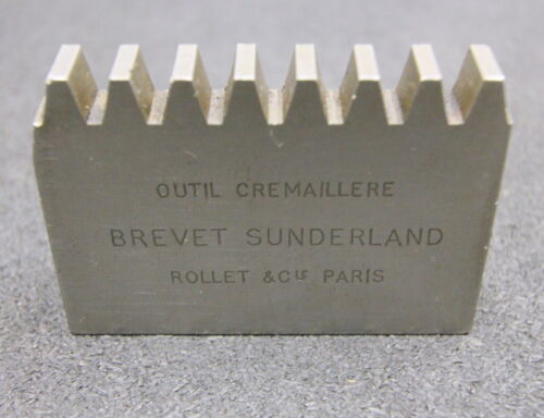 ROLLET PARIS Hobelkamm rack cutter m= 3 Angle 29° Z= 8