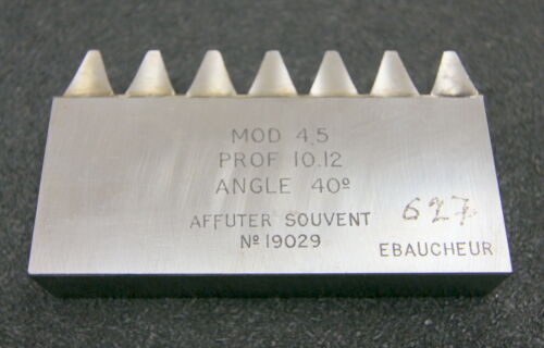 ROLLET PARIS Hobelkamm rack cutter m= 4,5 Angle 20°