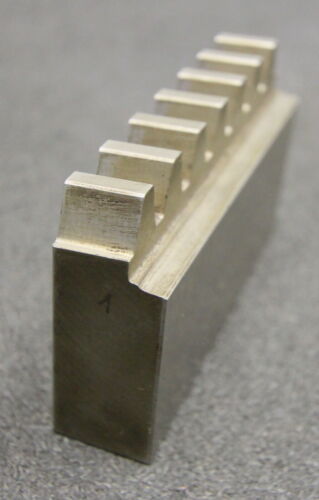 DELTAL Hobelkamm rack cutter m= 4 Angle 14°30 88x20mm