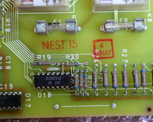 VEM NUMERIK RFT DDR Platine AD3 220VAC 415035-0 NKM590354-5 RFT 101701 gebraucht