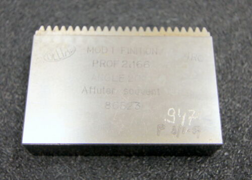 DELTAL Hobelkamm rack cutter m= 1 Angle 20° 76x20mm