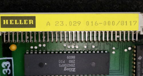 HELLER / uni-Pro Steuerkarte 16A A23.029.016 Seriennr. 8117 - generalüberholt