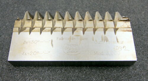 MAAG Hobelkamm rack cutter m= 4,000 Eh 20° 120x21mm