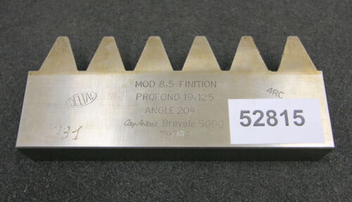 DELTAL Hobelkamm rack cutter m= 8,5 Angle 20° 165x25mm