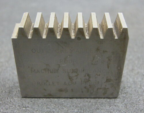 ROLLET PARIS Hobelkamm rack cutter m= 2,5 Angle 29°