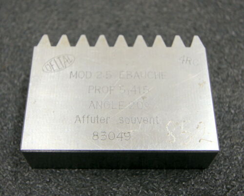 DELTAL Hobelkamm rack cutter m= 2,5 Angle 20° 70x20mm