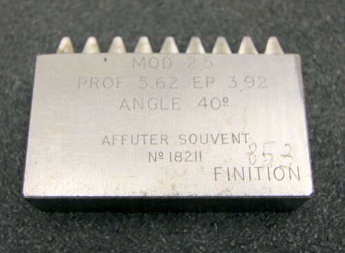 ROLLET PARIS Hobelkamm rack cutter m= 2,5 Angle 20°