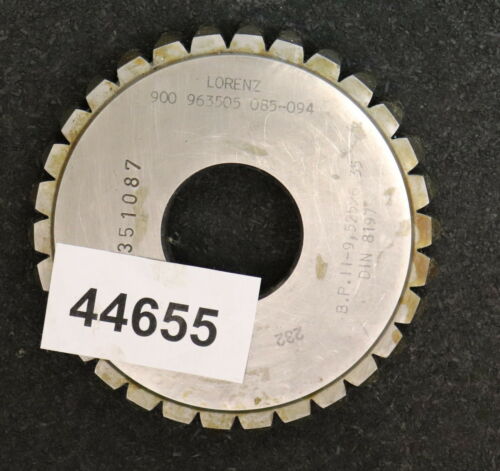 LORENZ Scheibenschneidrad für Rollkettenrad Tlg. 3/8" x Rollend. 6,35mm