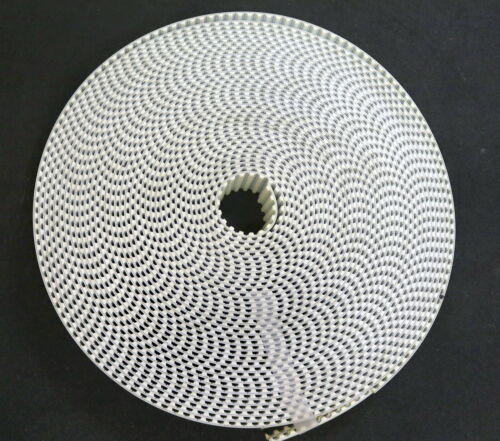 Zahnriemen T 10 offen Stahl Länge ca. 25m Breite 50mm - unbenutzt