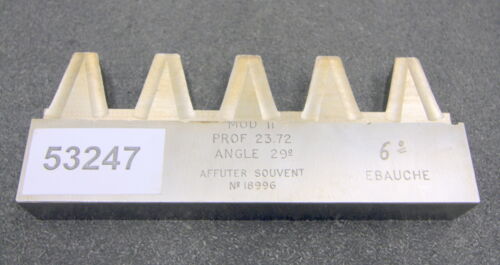 ROLLET PARIS Hobelkamm rack cutter m= 11 Angle 29°