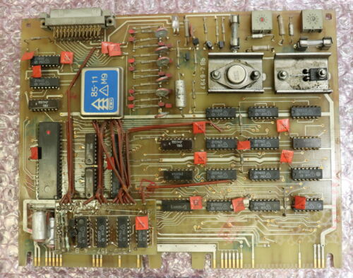 VEM NUMERIK RFT DDR Steuerungsplatine 413658-3 NKM 4649-2 gebraucht - ok