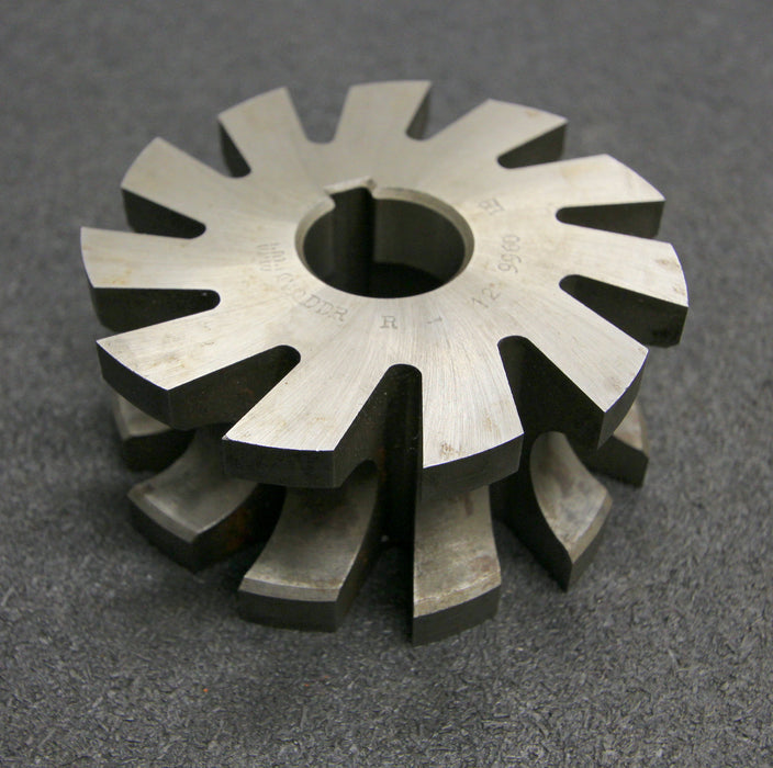 PWS Halbrund-Formfräser konkav Radiusfräser Radius 12mm - 100x44x27mm LKN