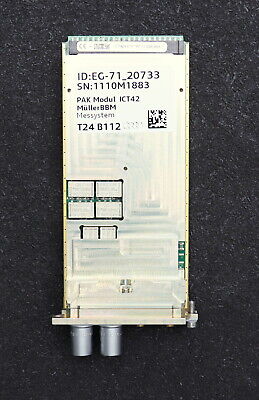 MÜLLER-BBM Vibro-Akustik Messsystem PAK Modul ICT424 B112 unbenutzt