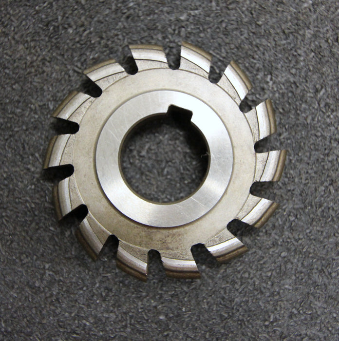 Halbrund-Formfräser konvex Radiusfräser Radius 2,5mm - 63x10x22mm 14 Spannuten