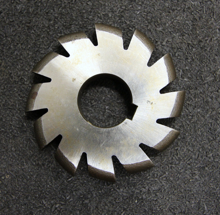 Halbrund-Formfräser konvex Radiusfräser Radius 5,5mm - 70x11x22mm 12 Spannuten