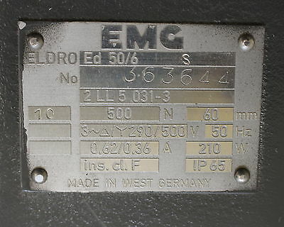 EMG 1 Elektrohydraulisches Hubgerät ELDRO - ED50/6 S 2LL5 031-3 - Hubkraft 500N
