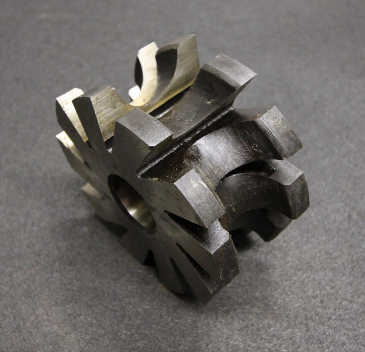 Halbrund-Formfräser konkav Radiusfräser Radius 18mm - 125x62x32mm 10 Spannuten