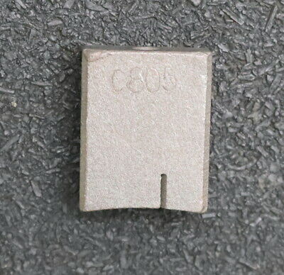Block-Kohlebürste ohne Litze C805 20x8x25mm(t x a x r) mit Staubrille unbenutzt