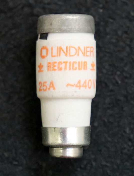 LINDNER RECTICUR 18x Sicherungseinsatz fuse-link 25A 440V - gR - 100kA