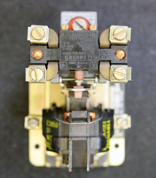 SQUARE D COMPANY Zeit-Relais Type A0-1E C 1616 CD Class 9050 110V 50Hz 120V 60Hz