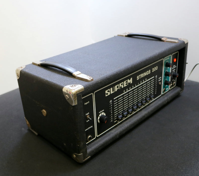 SUPREM Equalizer STRINGS 200 Anschluss 220V gebraucht 1 Gummifuss fehlt