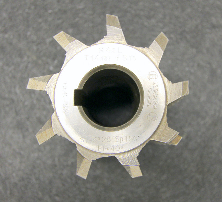 J.E. REINECKER Vollstahlwälzfräser gear hob m= 4,5mm 20° EGW Ø80x85xØ27mm F 9,75