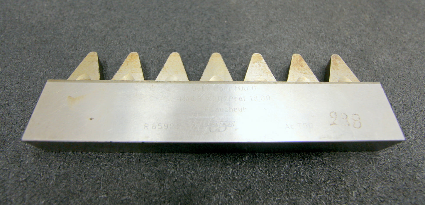 BRENIER Hobelkamm rack cutter m= 8 180x20mm 20°