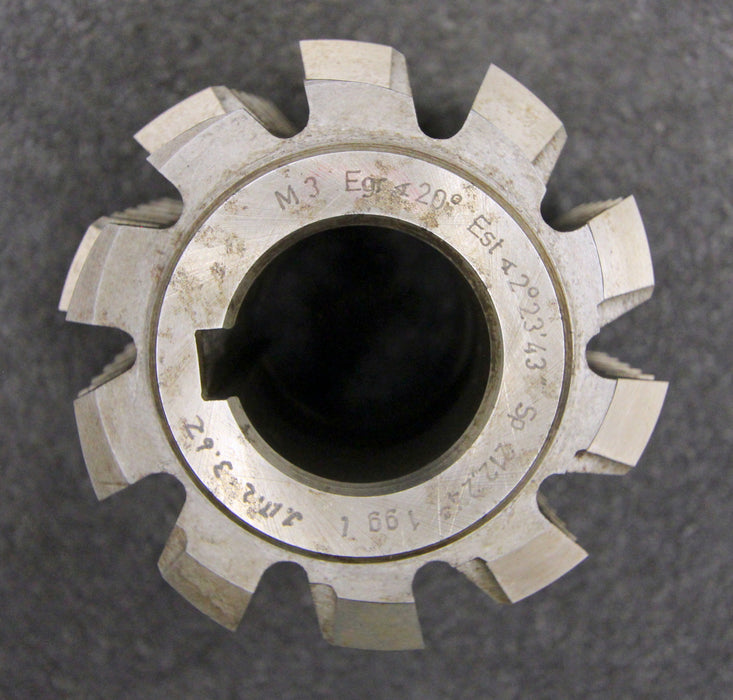 GPS Vollstahlwälzfräser gear hob m=3mm BP III nach DIN3972 20° EGW Ø80x70xØ32mm