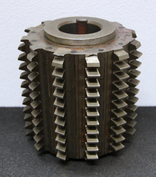Stollenwälzfräser involute spline hob m= 2,5mm 20° EGW Ø100x100xØ32mm 1gg. Re.