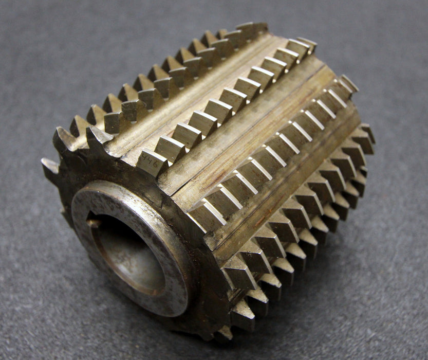 Stollenwälzfräser involute spline hob m= 2,5mm 20° EGW Ø100x100xØ32mm 1gg. Re.
