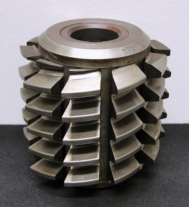 SAAZOR Stollenwälzfräser involute spline hob Fertigfräser m= 6,5mm BP I 2gg. Re.
