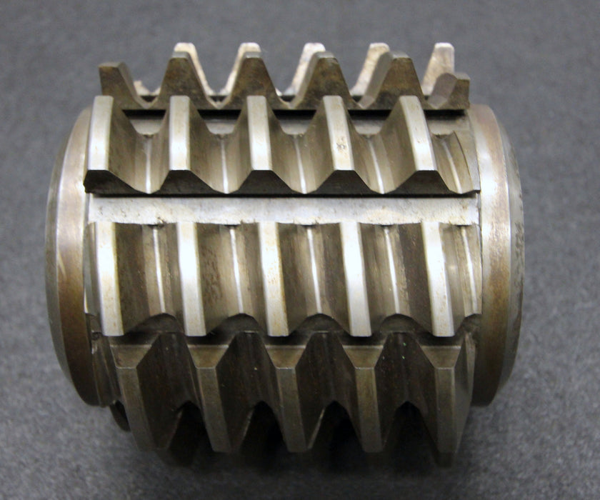 SAAZOR Stollenwälzfräser involute spline hob Fertigfräser m= 6,5mm BP I 2gg. Re.
