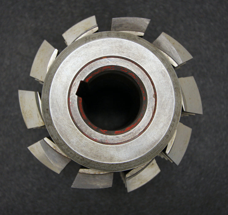 SAAZOR Stollenwälzfräser involute spline hob Fertigfräser m= 6,5mm BP I 2gg. Re.