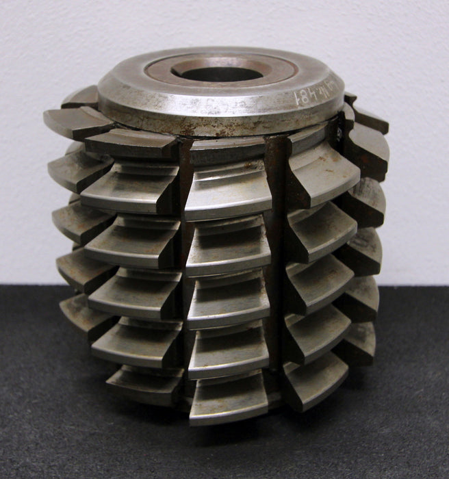 SAAZOR Stollenwälzfräser involute spline hob Fertigfräser m= 6,5mm BP I 1gg. Re