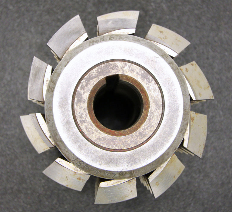 SAAZOR Stollenwälzfräser involute spline hob Fertigfräser m= 6,5mm BP I 1gg. Re